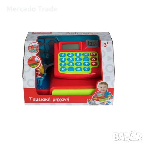 Детски касов апарат Mercado Trade, Със скенер, калкулатор и аксесоари, снимка 3 - Електрически играчки - 48145880