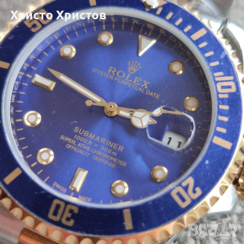 Мъжки луксозен часовник Rolex Submariner 41mm  Bluesy ‘126613LB’  , снимка 6 - Мъжки - 41483711
