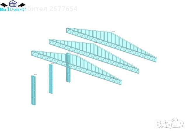 ЛИЗИНГ - Свинеферми, Кравеферми, ферма, ферми - 12м, и колони 3м, снимка 1