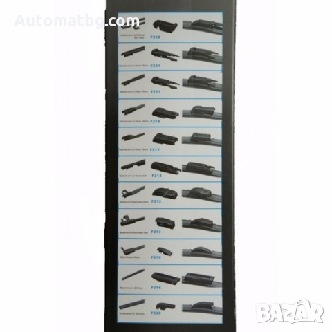 Мултифункционална чистачка Automat, Чистачка за кола, С 10 накрайника, 45см, снимка 5 - Аксесоари и консумативи - 36093280