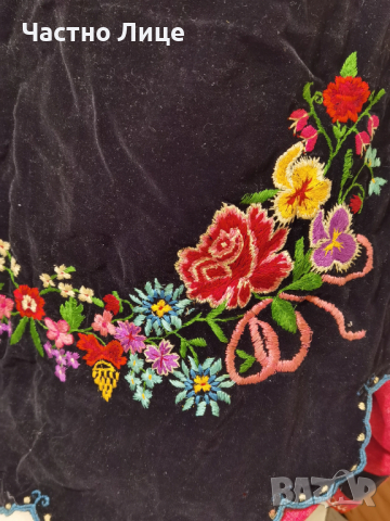 Старинна Прекрасна Царска Престилка Богата Бродерия, снимка 3 - Антикварни и старинни предмети - 36141569