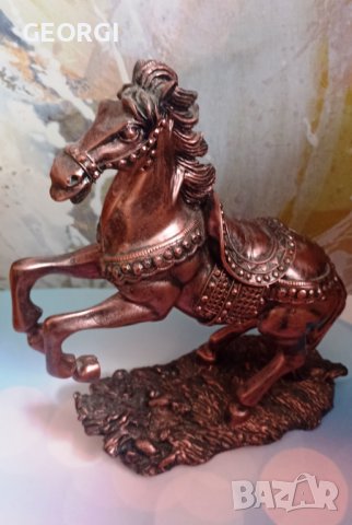 статуетка кон, снимка 7 - Статуетки - 44321576