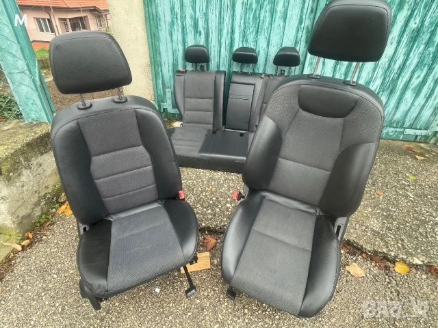 Салон с подгрев/полу кожа/Mercedes W204 комби/Мерцедес Ц класа комби, снимка 2 - Части - 52200192