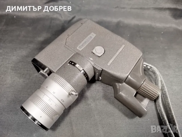 СТАРА РЕТРО 8мм МЕХАНИЧНА ФИЛМОВА КАМЕРА CANON REFLEX ZOOM 3-8, снимка 12 - Антикварни и старинни предмети - 47949839