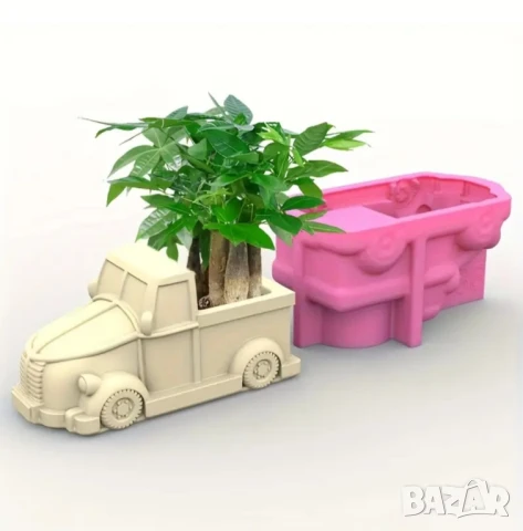 Молд кашпа камион , снимка 3 - Форми - 50853430