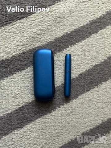 IQOS ORIGINAL – неизползван, син + оригинално зарядно и четка, снимка 7 - Друга електроника - 53783903