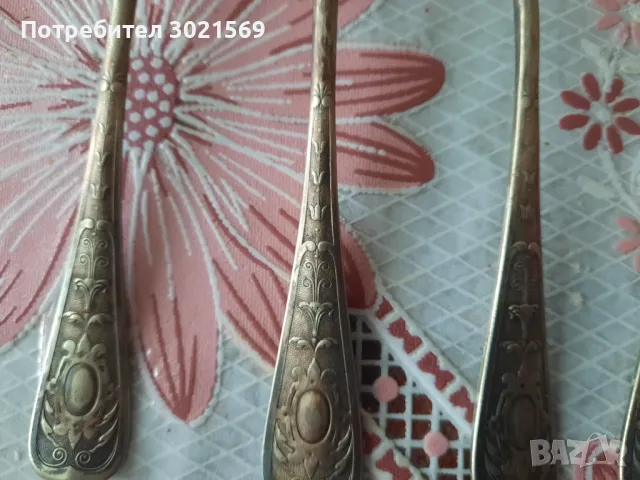 Чаени лъжички от Никеловото сребро, снимка 2 - Прибори за хранене, готвене и сервиране - 48324820