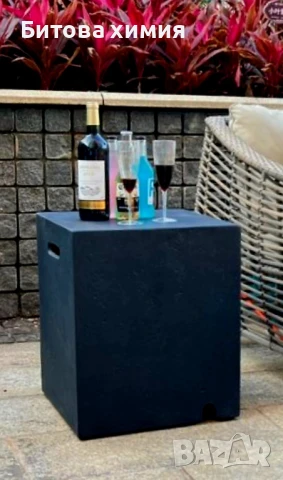 Маса с огнище - кръгла газова камина - отоплител., снимка 4 - Маси - 51255287