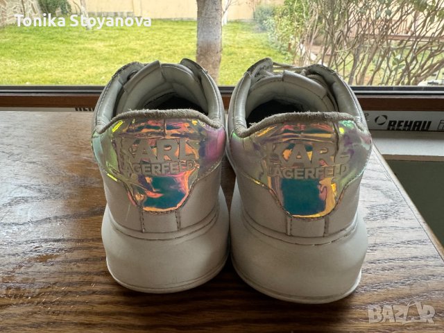 Обувки от естествена кожа Karl Lagerfeld, размер 37, снимка 3 - Маратонки - 44320282