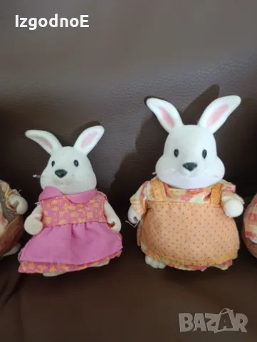 Lil Woodzeez Bunny Figures Фигурки семейство зайчета с дрешки, снимка 3 - Фигурки - 49665514