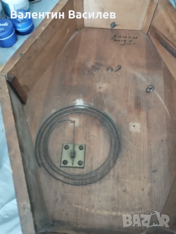 Френски стенен часовник , снимка 6 - Антикварни и старинни предмети - 50603150