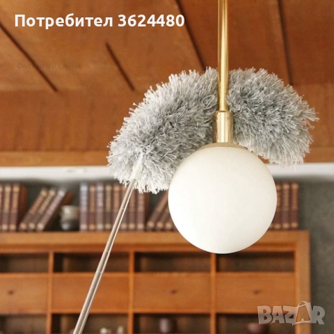  четка за прах комплект с 3 приставки и телескопична дръжка  4200, снимка 2 - Мопове, кофи, четки и метли - 53536968