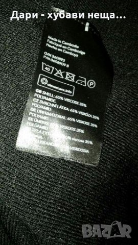 Еластична черна блуза, с бели биета🍀❤M/L,L,XL🍀❤арт.3040, снимка 5 - Блузи с дълъг ръкав и пуловери - 33827847