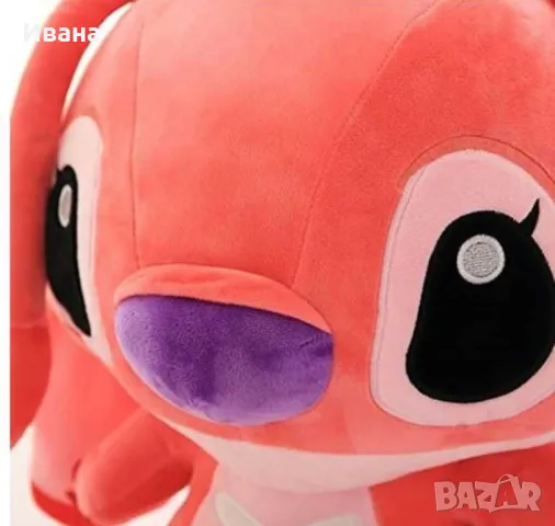 Плюшена играчка Лило и Стич 80см Розов Стич/Плюшена играчка Стич, снимка 2 - Плюшени играчки - 48423993