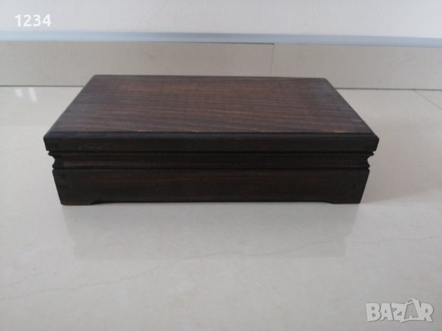 Дървена кутия 22 х 12 h 5.5 см. , снимка 4 - Други стоки за дома - 38734514