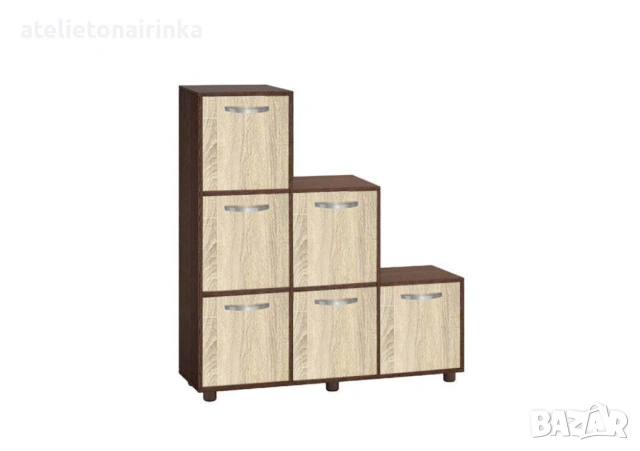 Етажерка Кубо 6 с шест вратички, снимка 6 - Етажерки - 53873299