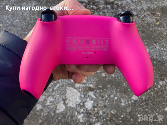 Розов джойстик PS5, снимка 2 - Аксесоари - 52391449