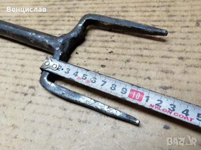 Стара Кована Наковалня За Клепане На Коси / НОМЕР 4'., снимка 8 - Антикварни и старинни предмети - 39355176