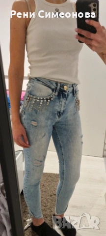 Дамски дънки , снимка 5 - Дънки - 53623135