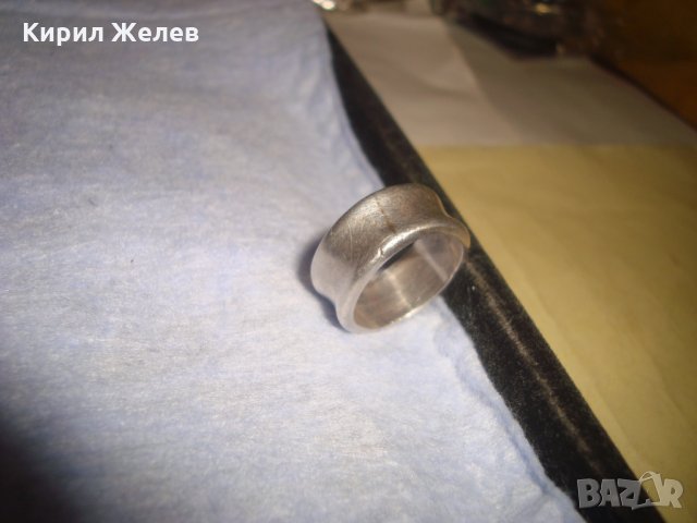 СРЕБЪРНА АРТ ДИЗАЙНЕРСКА ХАЛКА ПРЪСТЕН МАСИВНО СРЕБРО 925 БУТИКОВО МОДНО БИЖУ 25969, снимка 8 - Пръстени - 35950775