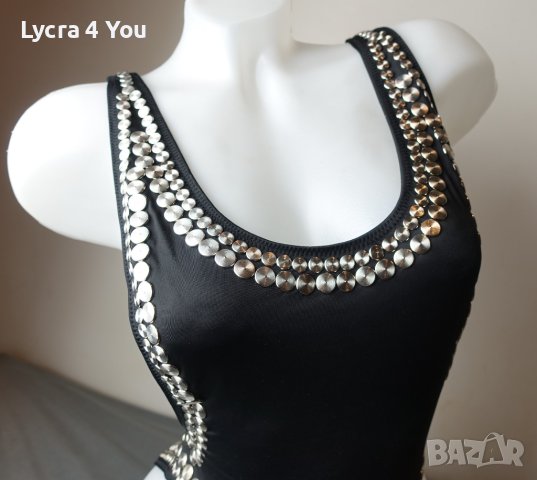 Stud Marissa цял бански S от Norma Kamali (Made in USA)