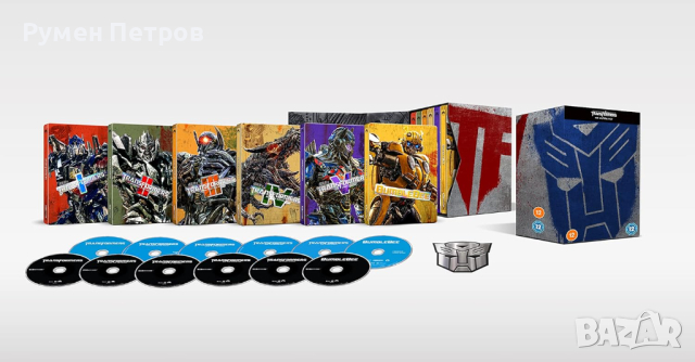 Steelbooks ТРАНСФОРМЪРС - TRANSFORMERS : Нова 4К + блу рей - 12 диска стилбук колекция 2023, снимка 2 - Blu-Ray филми - 44636810