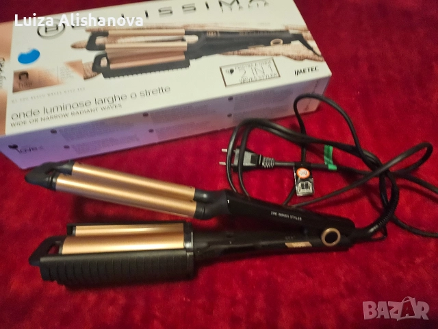 Ретро преса за коса Bellissima, снимка 3 - Преси за коса - 52930906