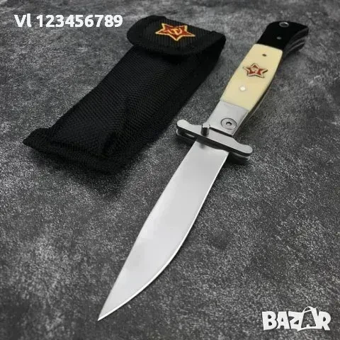 Руска финка НКВД -96х220 /2 цвята на чирени, снимка 2 - Ножове - 50741513