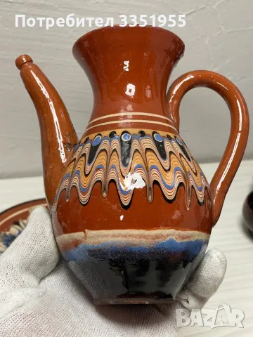Сервиз за Ракия Троянска Керамика, снимка 7 - Сервизи - 50356278