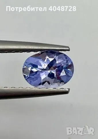 Естествен инвестиционен танзанит 1.19ct. „Синьо-виолетово“, снимка 1 - Други - 48981237