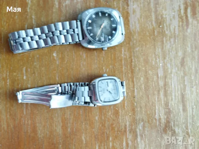 Винтидж часовници - стар рядък механичен швейцарски часовник VIALUX SUPER и  SEIKO AUTOMATIC , снимка 4 - Антикварни и старинни предмети - 50304427