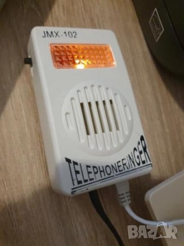 Светлинна Аларма При Позвъняване на Стационарен Телефон за Глухи Хора Нечуващи Хора Светлинен Сигнал