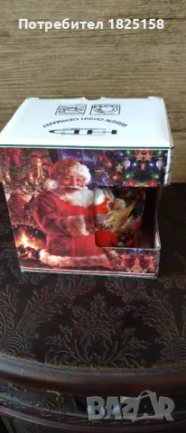 Чаша за млякото на Дядо Коледа , снимка 2 - Декорация за дома - 47873617