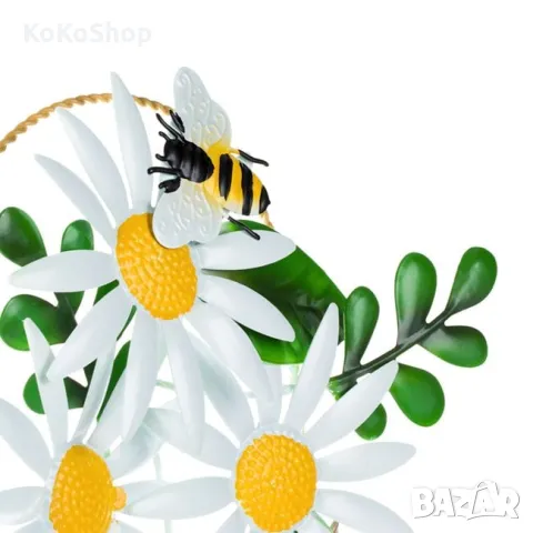 Градинска декорация "Welcome"-28x6x55 см./метална градинска декорация/декорация за градина, снимка 3 - Градински мебели, декорация  - 49859839