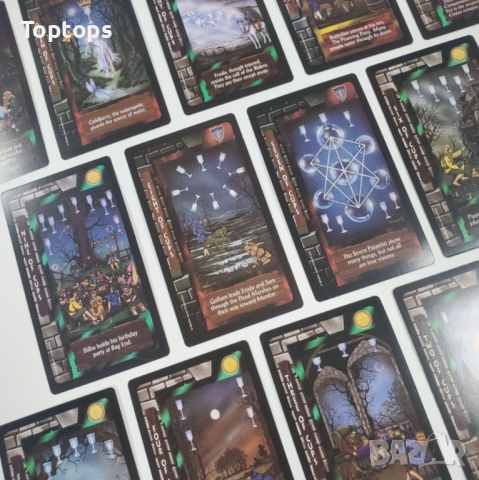 Таро карти: Lord of the Rings Tarot, 7x12 см с хартиена книжка, снимка 12 - Карти за игра - 36310572