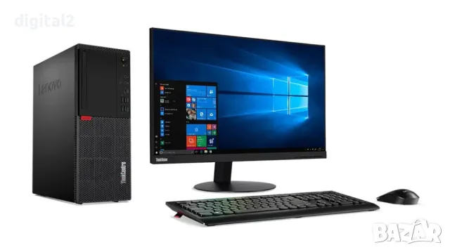 Lenovo M920T Tower, Core i5 8th Gen, 8 GB,SSD 256 + 1 TB HDD 24м Гар., снимка 9 - Работни компютри - 47744875