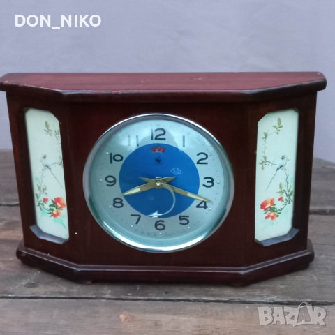 Рядък Китайски дървен Будилник 1950 г