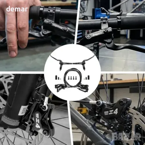 Хидравличен спирачен комплект 4-порков за e-bike/e-scooter, 850/1600 мм, снимка 8 - Части за велосипеди - 55933508