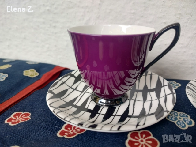 Royal Albert South Pacific - рядък сервиз, снимка 9 - Чаши - 52199669