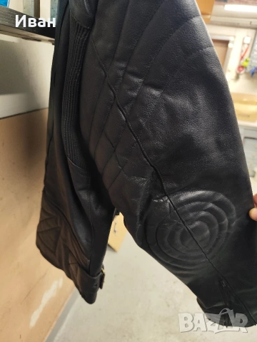 Кожено мото яке рокерия Genuine leather , снимка 6 - Аксесоари и консумативи - 53750082