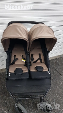 Baby Monsters - Бебешка количка за близнаци 2 в 1 Easy Twin Gris 2.0