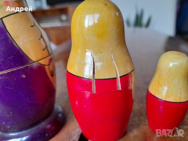 Стара матрьошка,матрьошки #45, снимка 5 - Колекции - 42499149