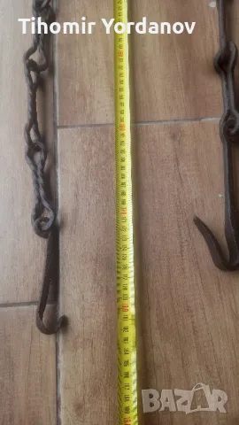 Верига за огнище -2 броя., снимка 10 - Антикварни и старинни предмети - 50276482