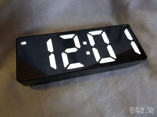 Будилник часовник Desktop време час LED настолен - големи ясни числа, снимка 1 - Други - 41702593