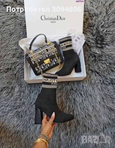 Дамски боти тип чорап 