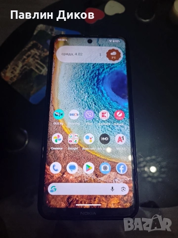 Смартфон 5G Nokia X10 комплект със зарядно.
