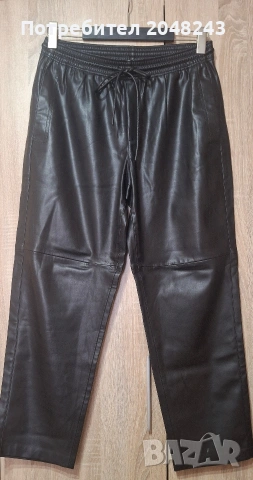 Mango кожен панталон , снимка 2 - Панталони - 53423833