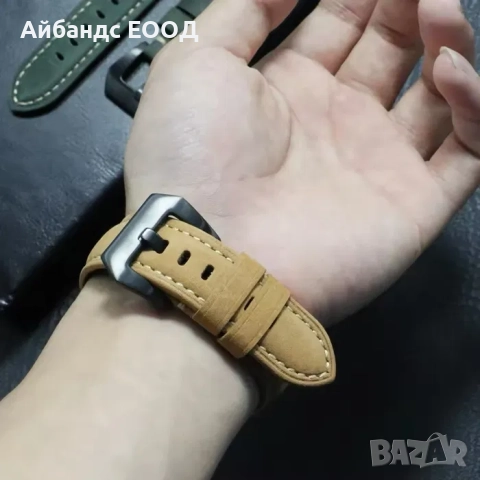 ПРОМО! Каишки от ЕСТЕСТВЕНА кожа с Quickfit 18 | 20 | 22 | 26 mm., снимка 5 - Каишки за часовници - 51435501