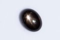 Черен звезден сапфир 1.35ct 6-лъчева звезда овален кабошон