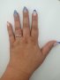 Дамски сребърни пръстени, снимка 1 - Пръстени - 41368381